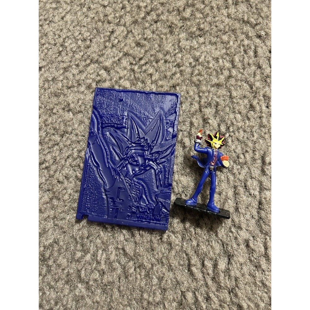 1996 Yugioh 2” Mini Figure Arena Kazuki Takahashi Rare Authentic Original W/Tile